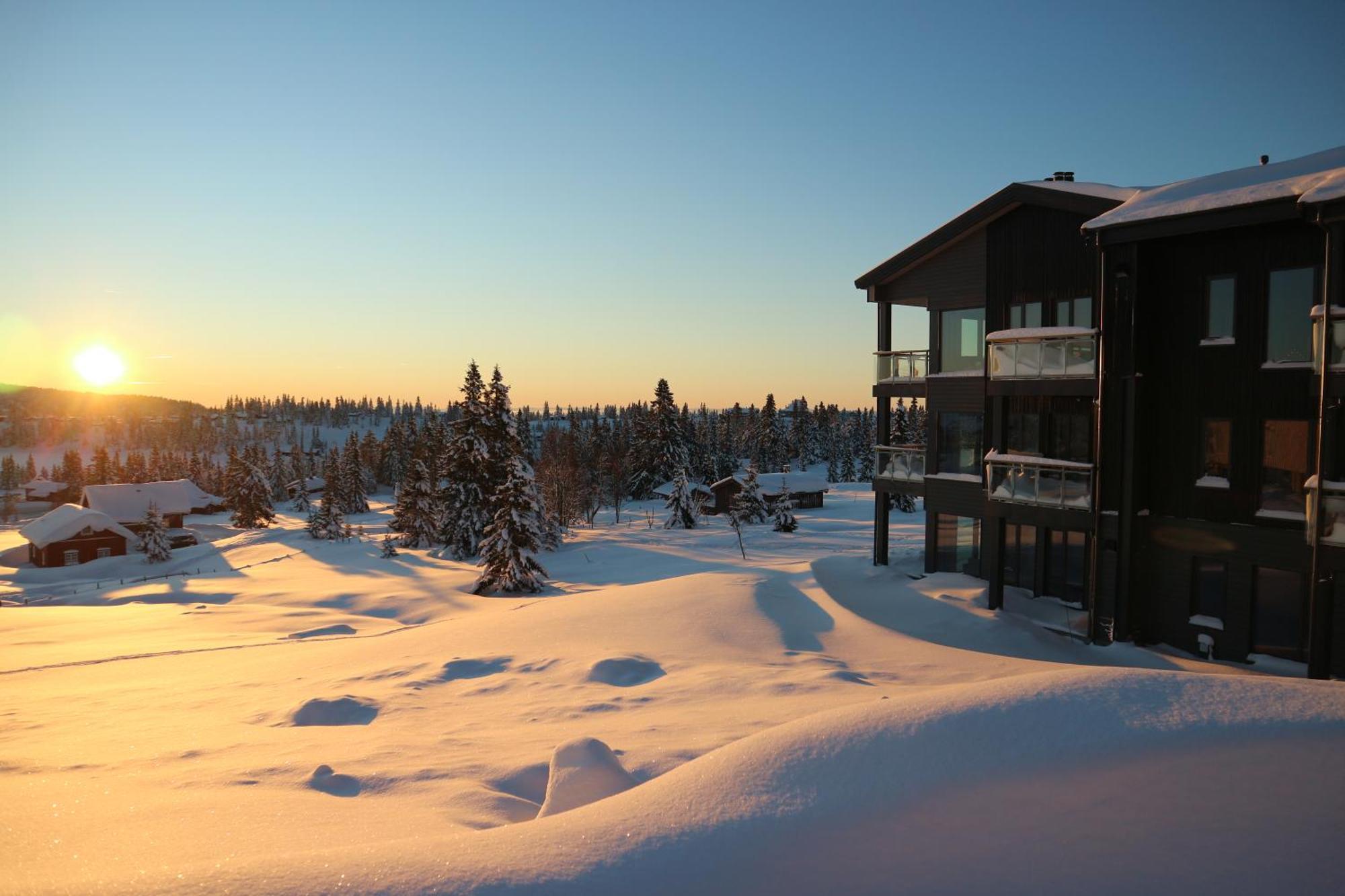 Апартаменты Beautiful Penthouse With Panoramic View At Sjusjoen Экстерьер фото